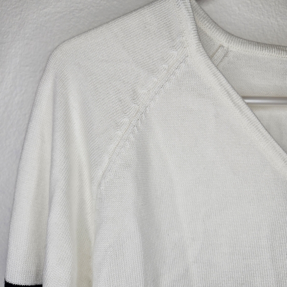 Shein Heart & Letter Embroidery Striped Pattern Sweater Sz L - Picture 10 of 11